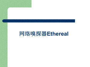 Ethereal使用