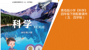 2021年春新青島版（五四制）科學(xué)四年級(jí)下冊(cè) 11.《地球引力》教學(xué)課件