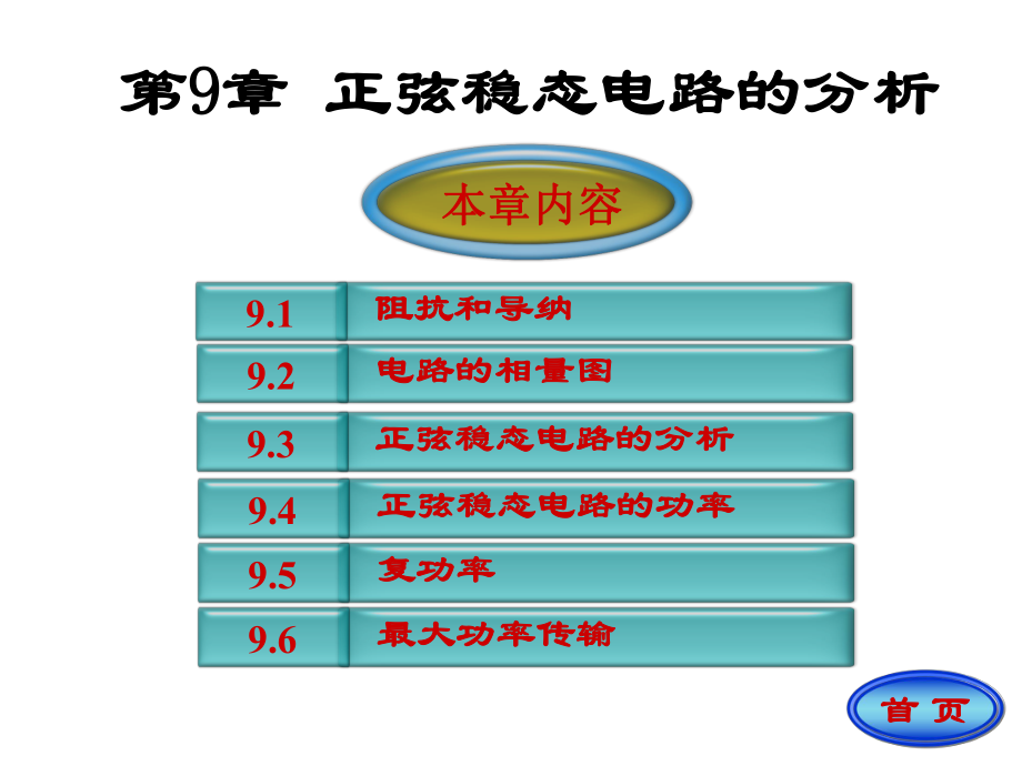 电路（第5版）课件：第9章 正弦稳态电路的分析 1-2_第1页