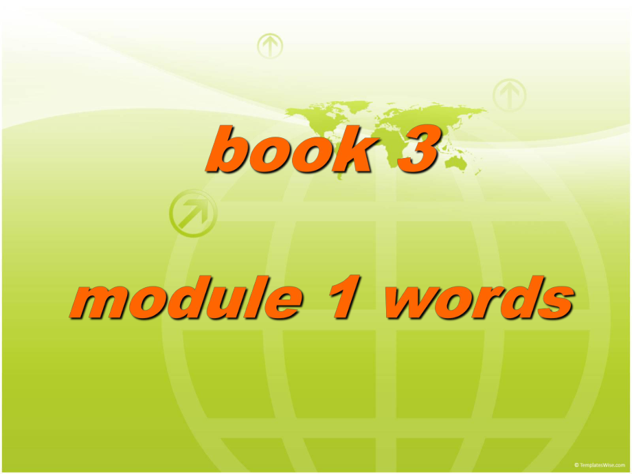 01book3module1words_第1页
