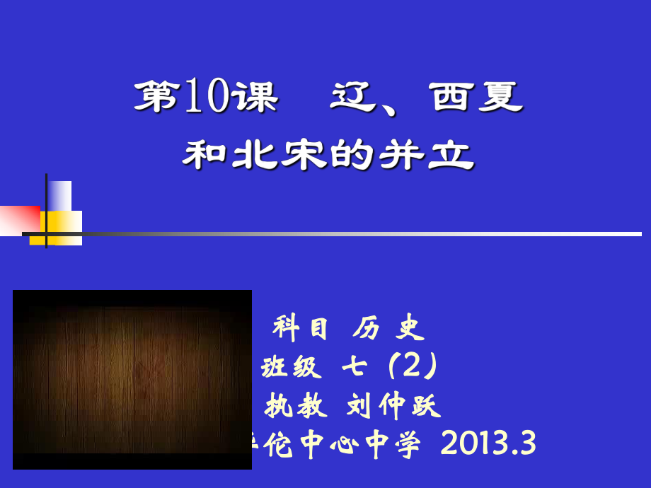 七年級歷史下冊210《遼、西夏與北宋并立》課件北師大版_第1頁