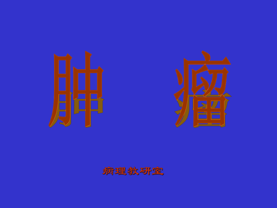 病理學(xué)教學(xué)課件：第六章 腫瘤總論3_第1頁