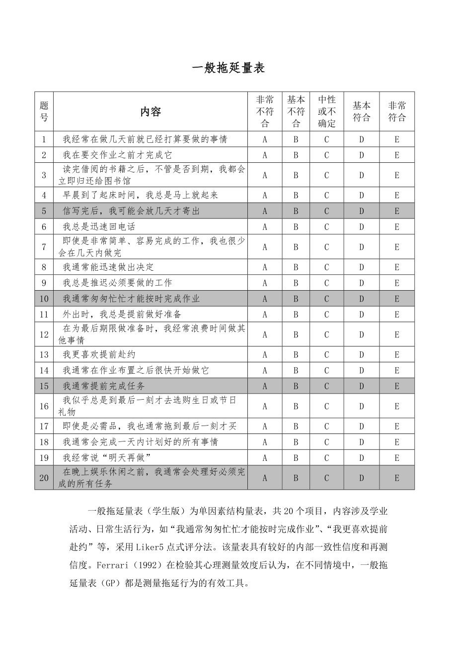 一般拖延量表.doc_第1页