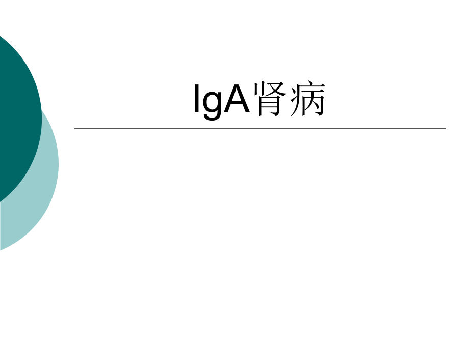 iga肾病临床表现及分型_第1页