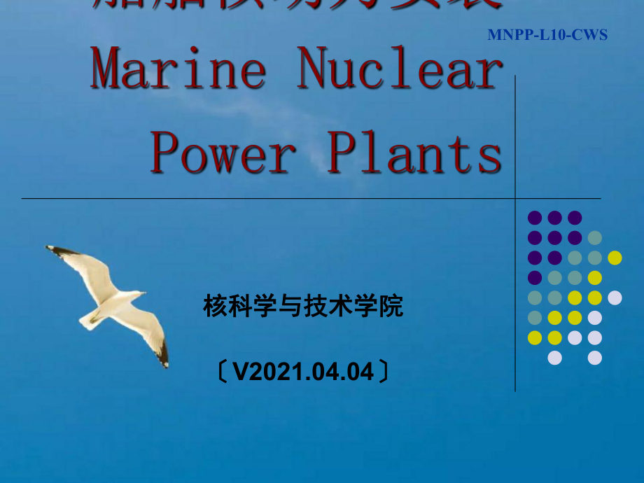 二回路系统C核动力装置ppt课件_第1页