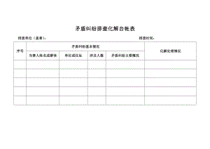 矛盾糾紛排查化解臺(tái)帳表.doc