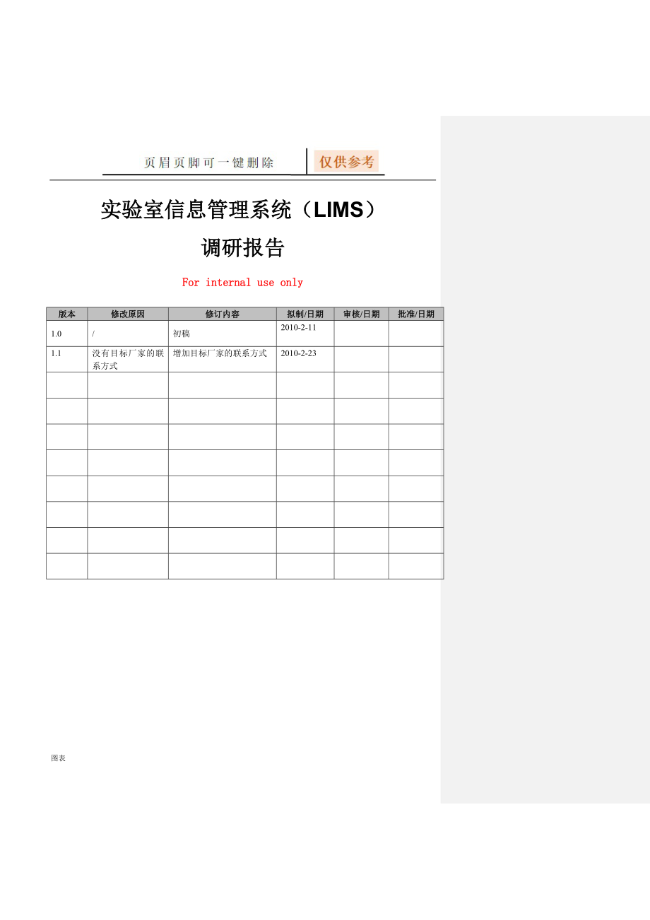 實(shí)驗(yàn)室信息管理系統(tǒng)(LIMS)調(diào)研報(bào)告[圖表相關(guān)]_第1頁