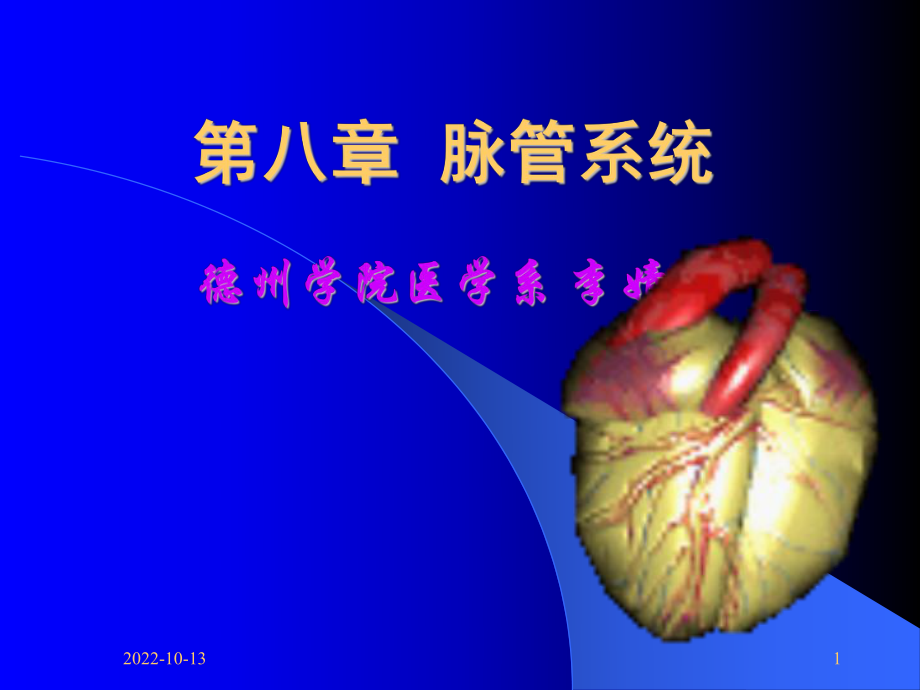 13第八章脉管系统心_第1页