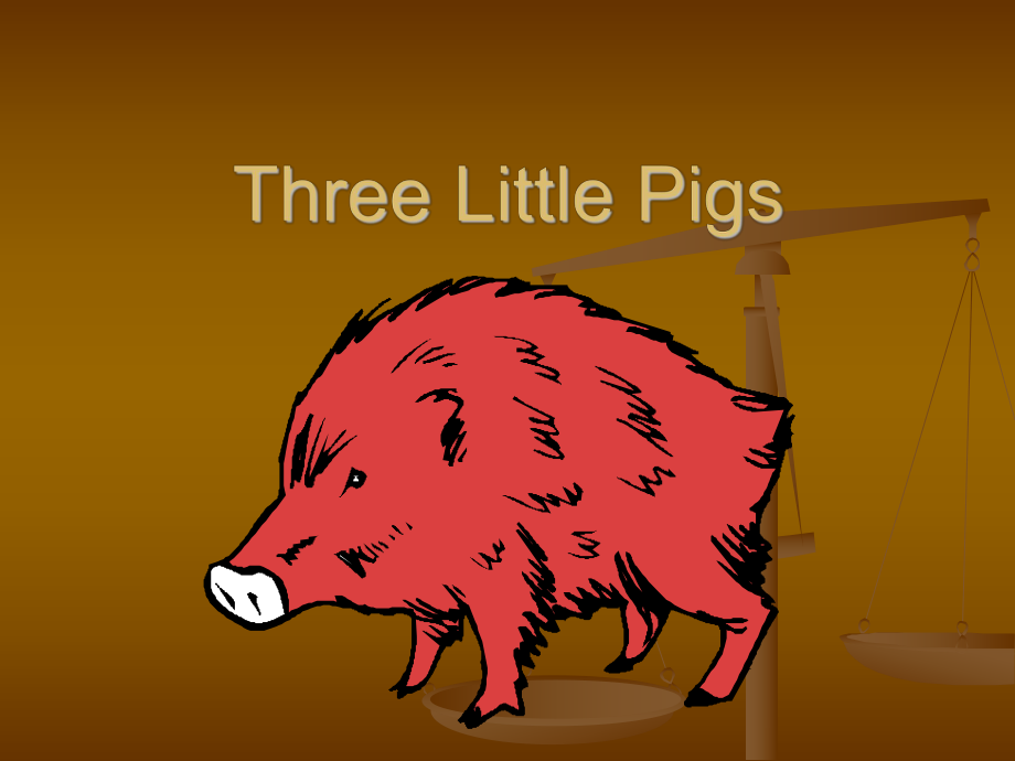 上海教育版英語三年級下冊Unit 12Three little pigsppt課件[www.7cxk.net]_第1頁