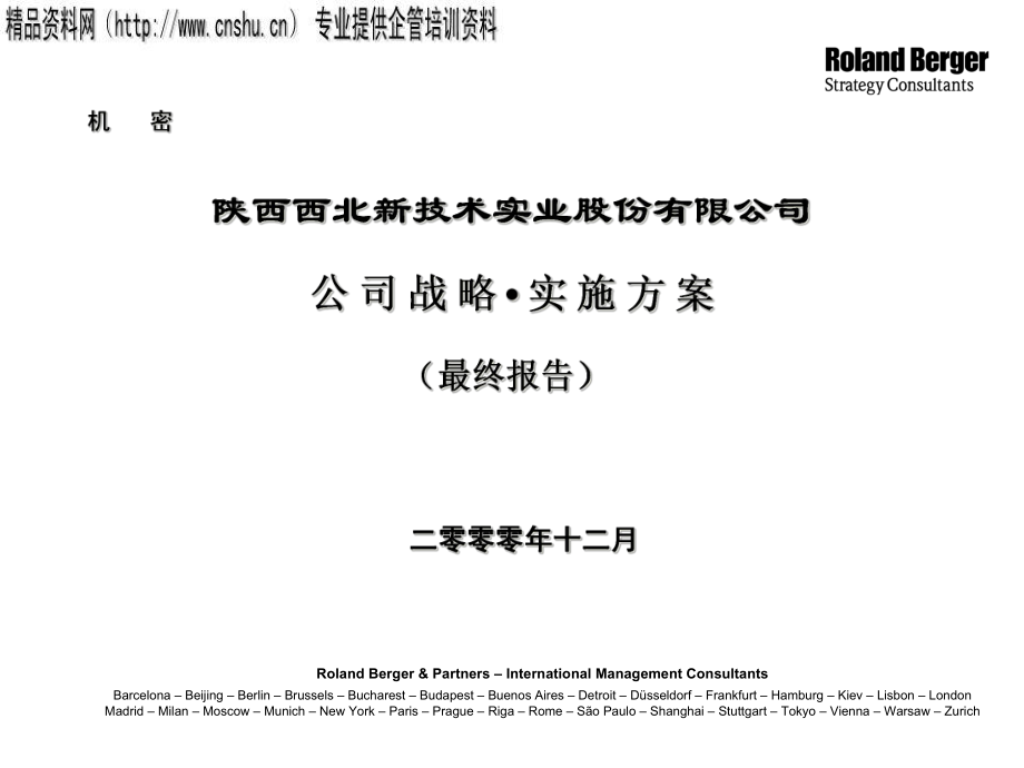 某新技术公司战略与实施方案概述_第1页