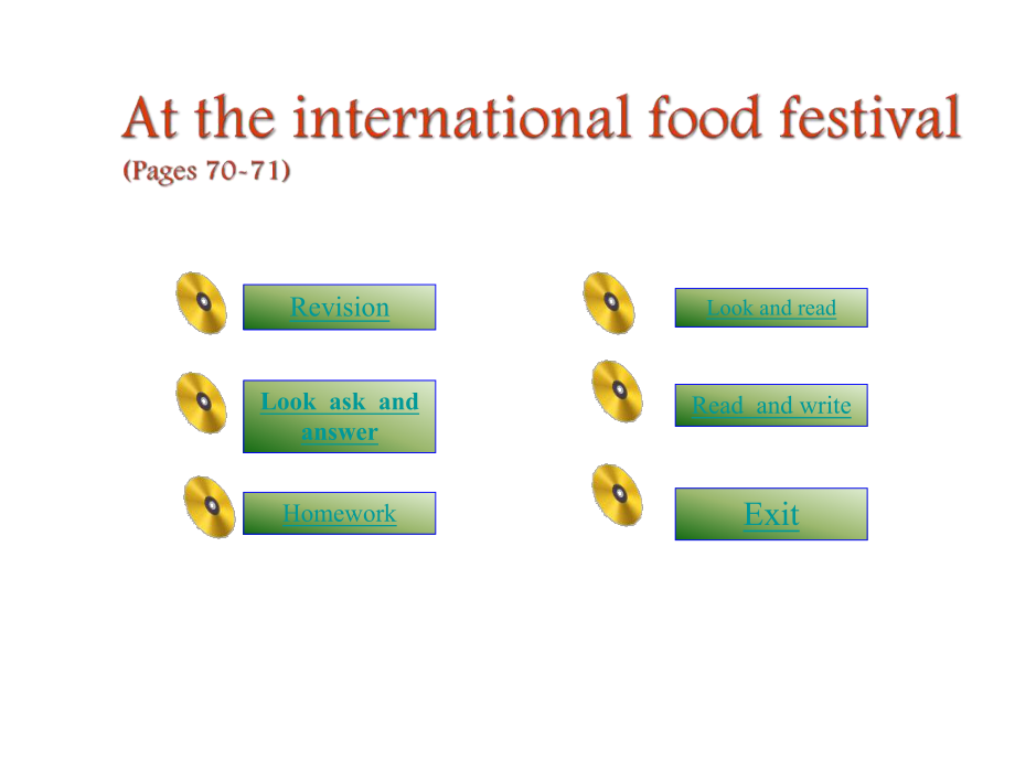 牛津沈陽版英語七下Module 3Unit 4 The international food第五課時課件_第1頁