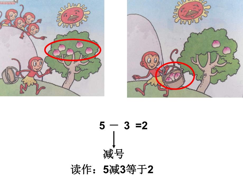 青岛版数学一上第三单元走进花果山 10以内的加减法信息窗2课件_第1页