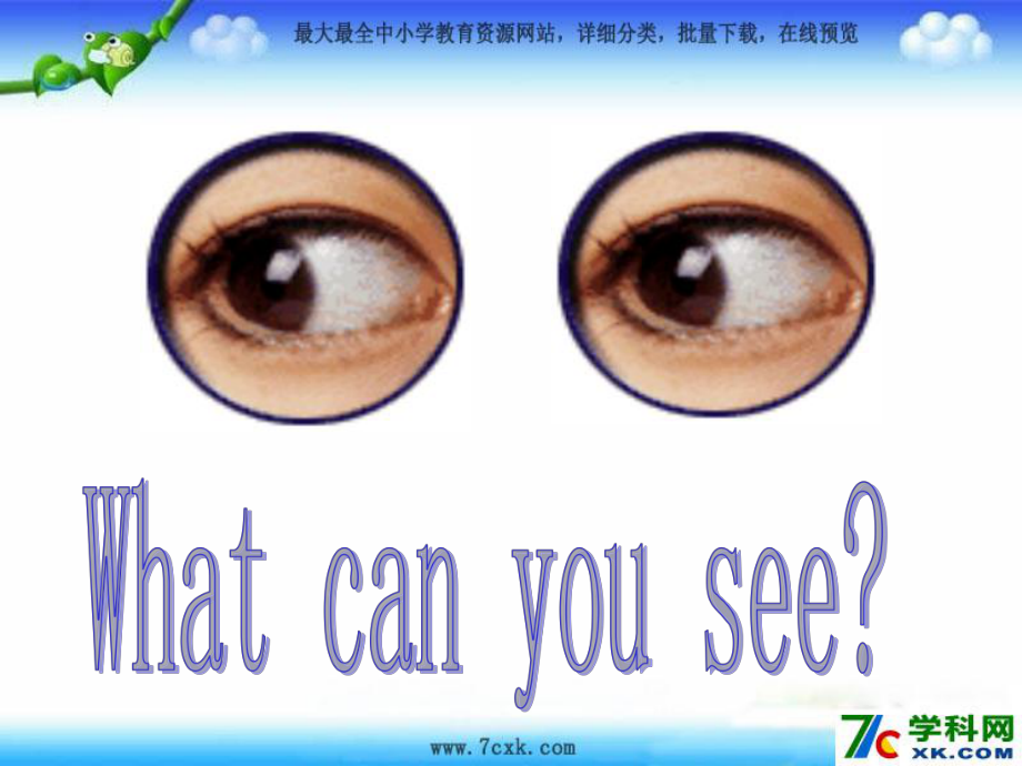 牛津深圳版英語二下Unit 1 What can you see課件2_第1頁