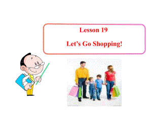 冀教版英語四上Lesson 19 Let’s go shopping課件1