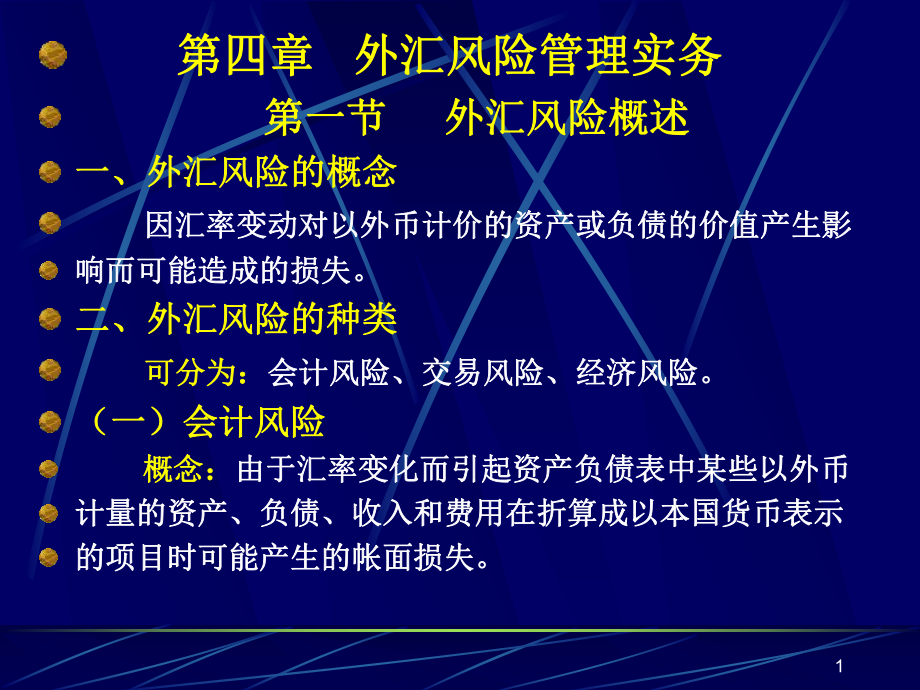 第四章外汇风险管理实务_第1页