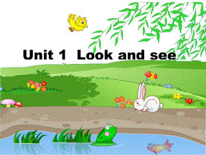 牛津深圳版英語一下Unit 1 Look and see課件4