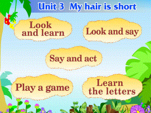 牛津深圳版英語二上Unit 6 My hair is short課件2