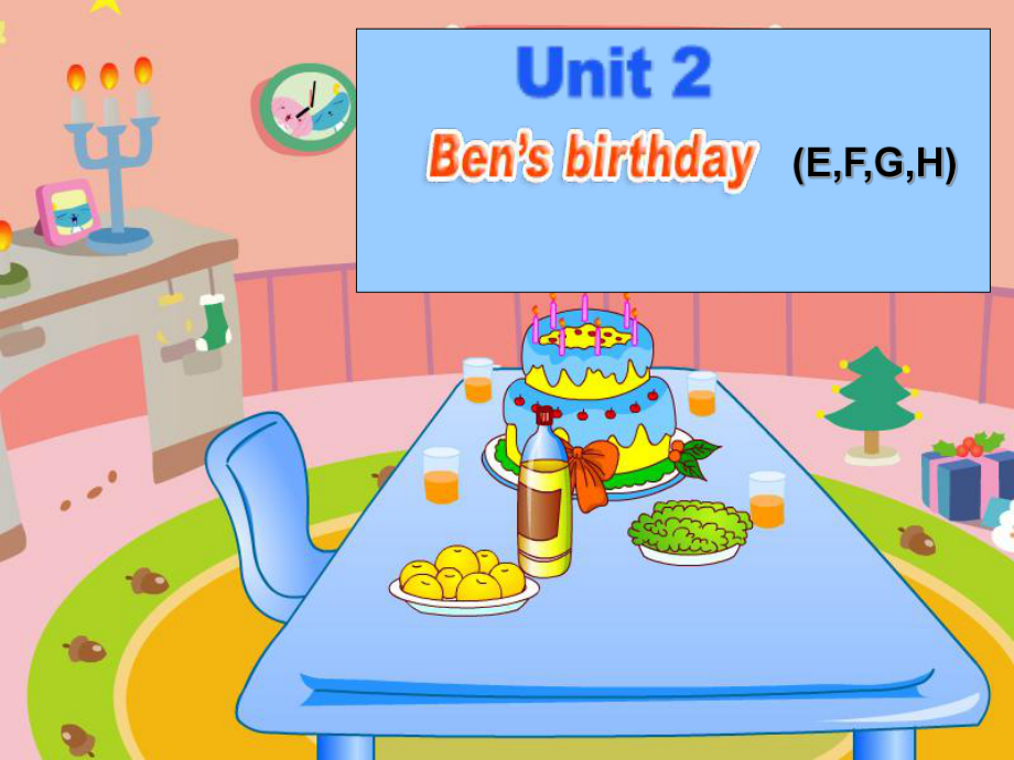 牛津苏教六上Unit 2 Ben’s birthday课件_第1页