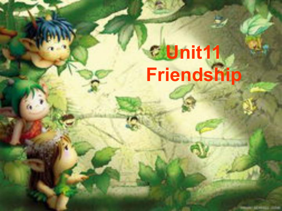 語文版中職英語基礎(chǔ)模塊 上冊Unit 11Friendshipppt課件3_第1頁