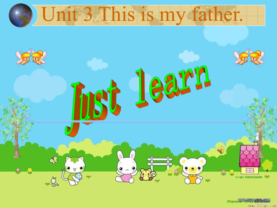 人教版精通英語(yǔ)三下Unit 3 This is my father課件1_第1頁(yè)