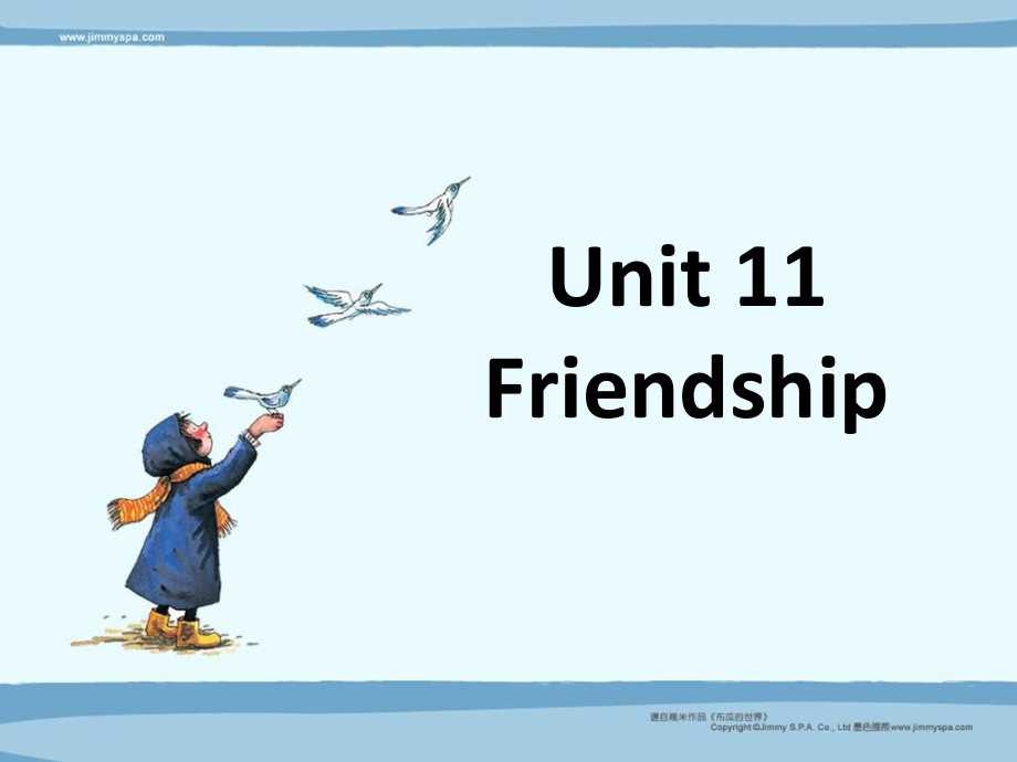 語文版中職英語基礎(chǔ)模塊 上冊Unit 11Friendshipppt課件4_第1頁