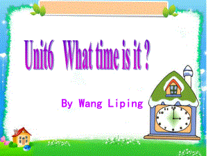 牛津蘇教三下Unit 6 What time is it課件1