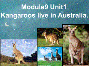 外研版一起四下Module 9 Unit 2Kangaroos live in Australia課件2