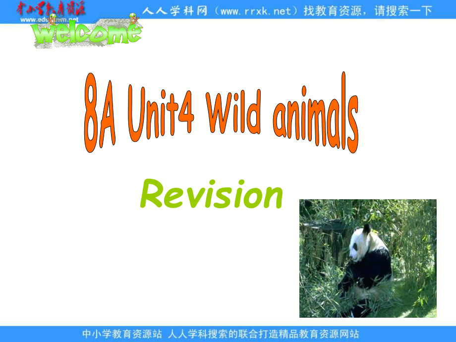 牛津譯林版八上Unit 4 Wild animals復習課件_第1頁