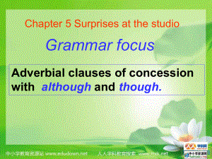 牛津深圳版英語(yǔ)九年Chapter 5 Surprises at the studioGrammar課件