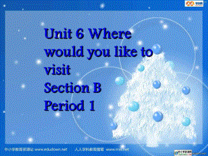 魯教版英語八下Unit 6 Where would you like to visit課件2