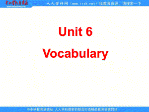 牛津譯林版英語七下Unit 6 PetsVocabulary課件