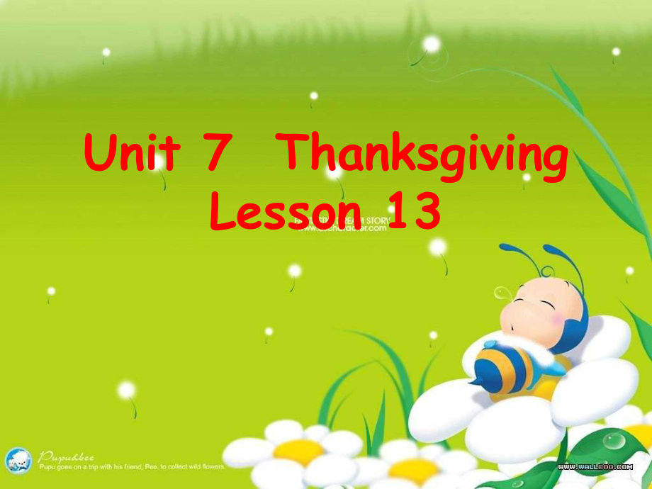 閩教版六上Unit 7 Thanksgiving課件_第1頁