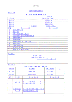 建筑工程資料員工作手冊(附全套資料表格)-secret