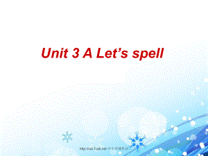 人教PEP版英語五年級下冊Unit 3My school calendarA let’s spell課件