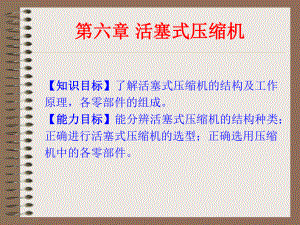 化工機械結構原理電課件及素材第六章 活塞式壓縮機