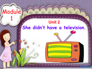 外研版三起五下Module 1 Unit 2She didn’t have a television課件2