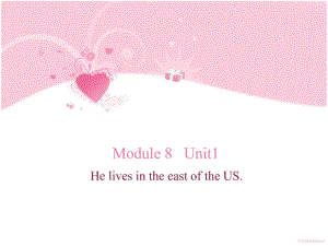 外研版一起四下Module 8 Unit 1He lives in the east of the US課件2