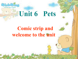 牛津譯林版英語七下Unit 6 Pets課件1