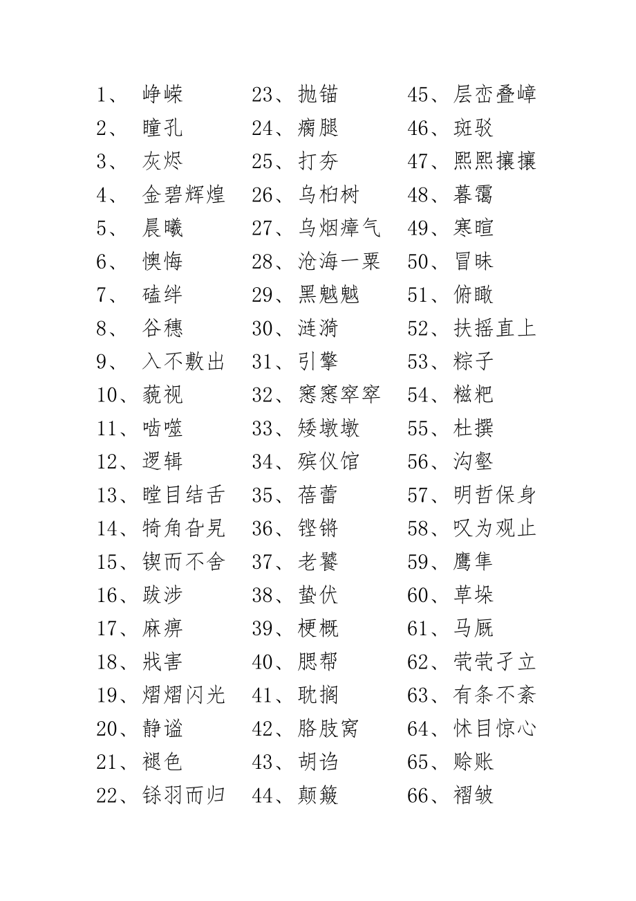 蘇教版語文五年級下冊易錯字.docx_第1頁