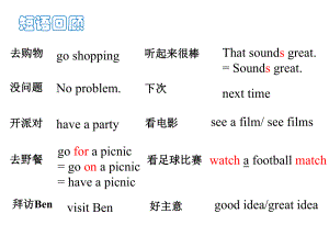 廣州版英語(yǔ)五年級(jí)下冊(cè)Module 3 Unit 6See you at the party課件2