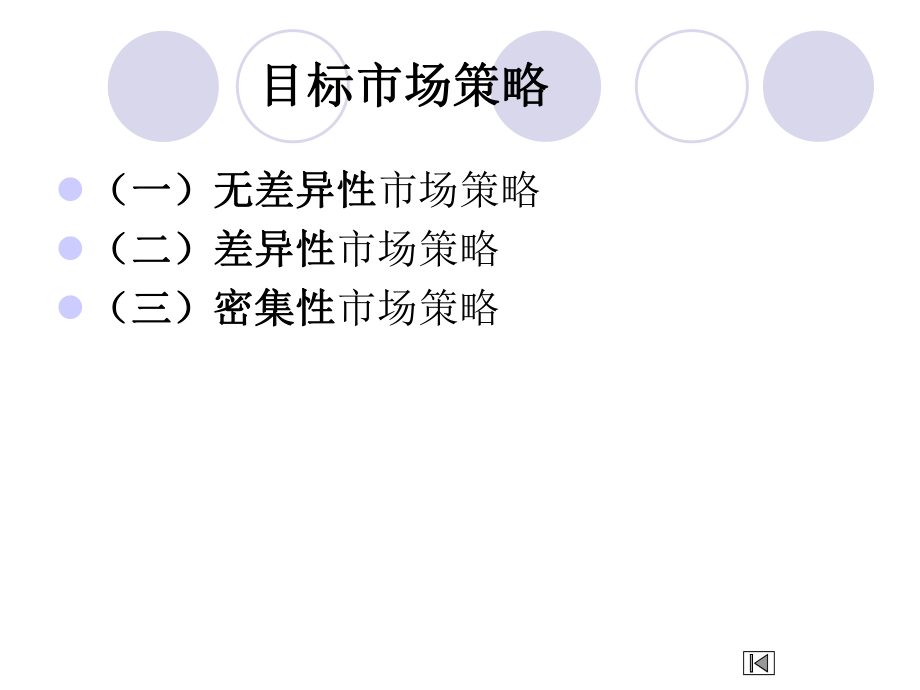 目标市场策略和市场定位课件_第1页