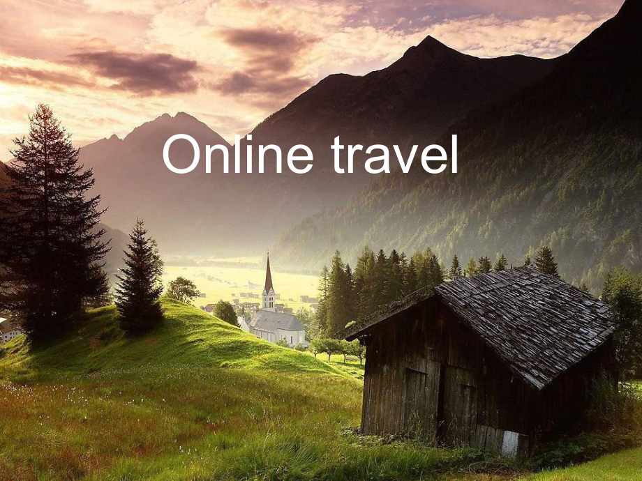 牛津譯林版英語八下Unit 3 Online Travel(welcome)課件_第1頁