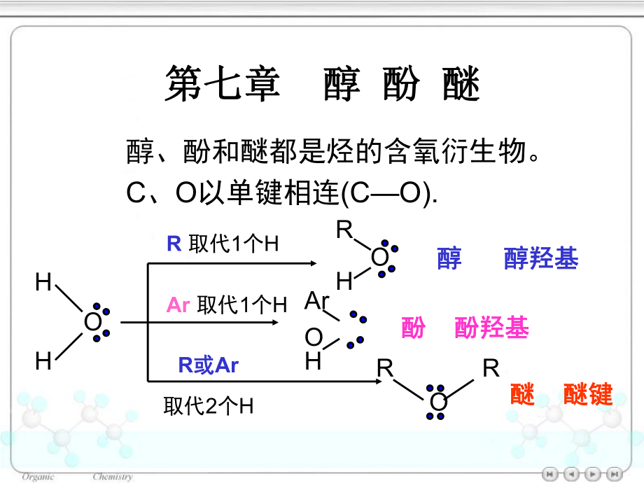 有机化学~7醇、酚、醚_第1页