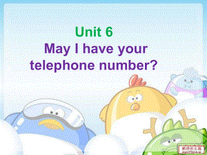 廣州版英語(yǔ)三年級(jí)下冊(cè)Module 3 Unit 6May I have your telephone number課件