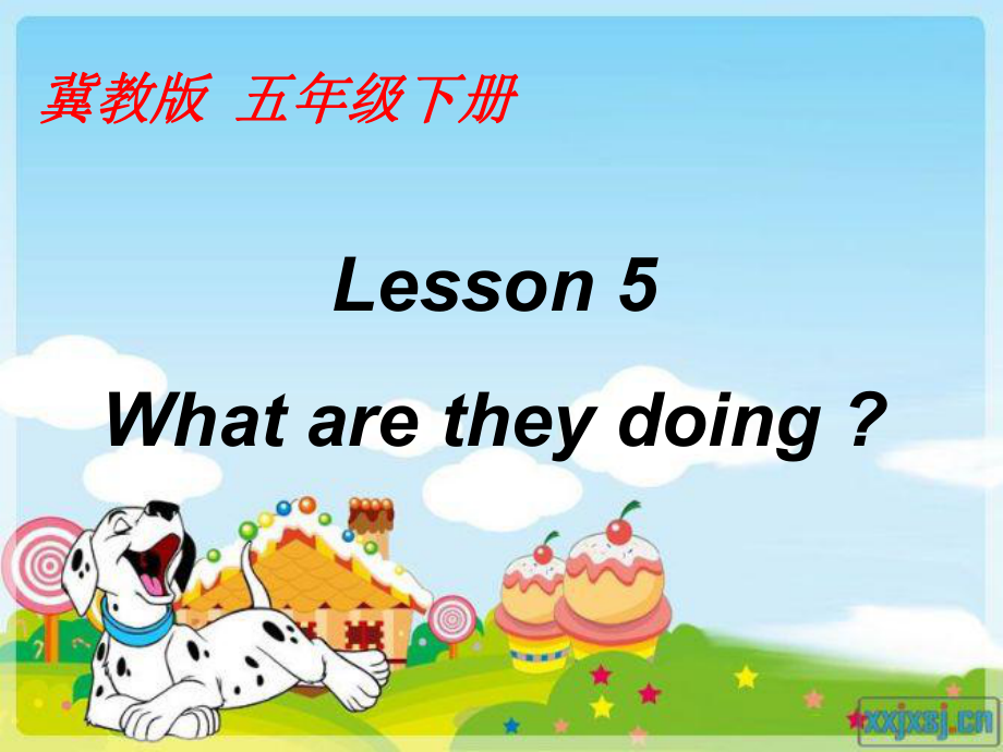 冀教版三起五下Lesson 5What Are They Doing課件2_第1頁