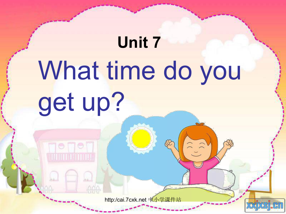 湘少版英語(yǔ)五年級(jí)上冊(cè)Unit 7What time do you get up課件4_第1頁(yè)