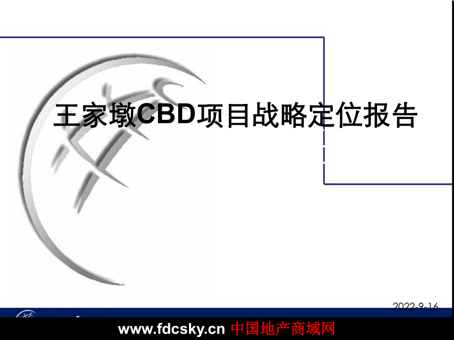 2005年武汉王家墩CBD项目战略定位报告_第1页