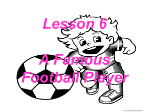 冀教版三起六下Lesson 6A famous football player課件2