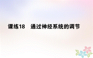 （全國通用）高考生物 全程刷題訓(xùn)練計劃 課練18 課件