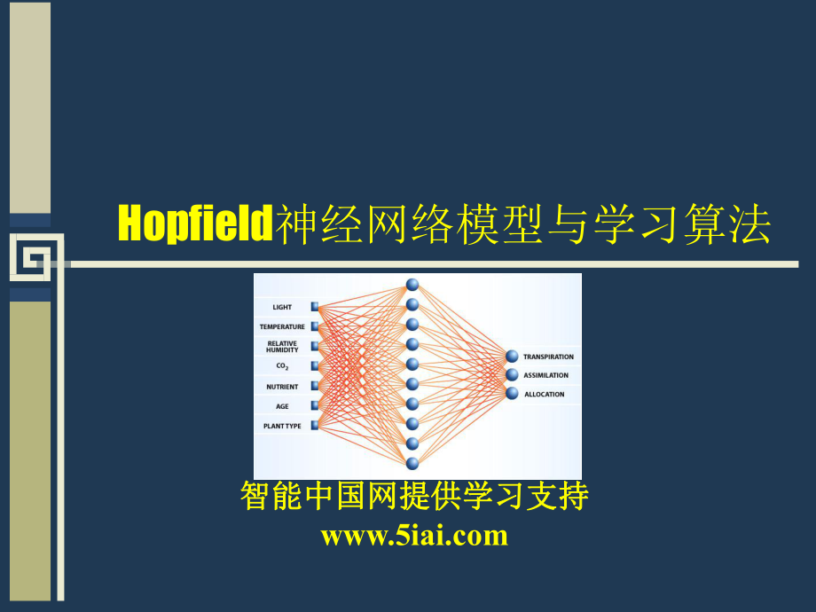 hopfield神经网络模型与学习算法_第1页